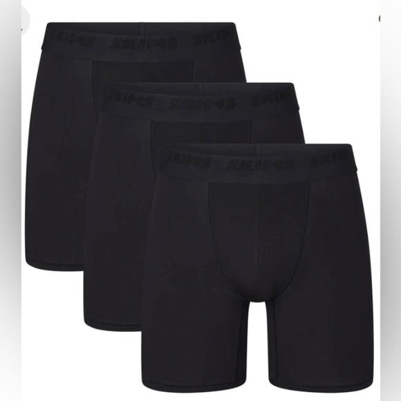 SKIMS Other - SKIMS 
MENS 5" BOXER BRIEF 3-PACK. 4X. Obsidian
